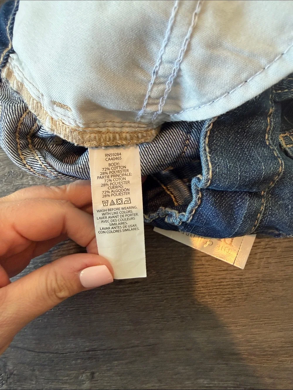 The Children's Place 5T Roll Cuff Sofie Wash Denim Midi Jean Shorts